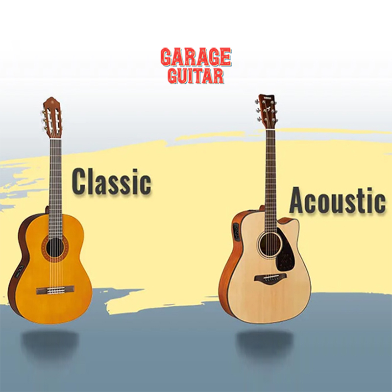So sanh dan guitar acoustic va classic