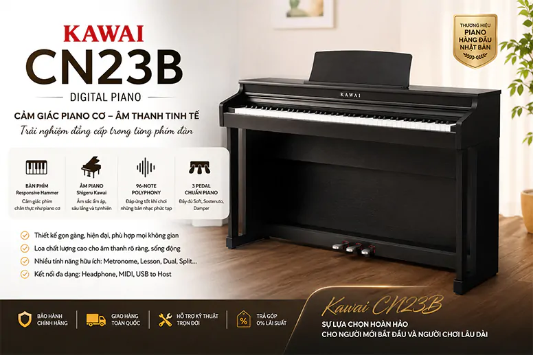 Đàn Piano kawai Cn23